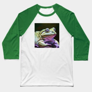 Oil Painting of a Frog Baseball T-Shirt